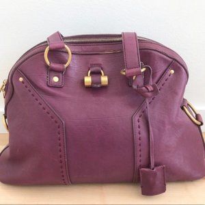 YSL Yves Saint Laurent Muse Leather Bag Tote